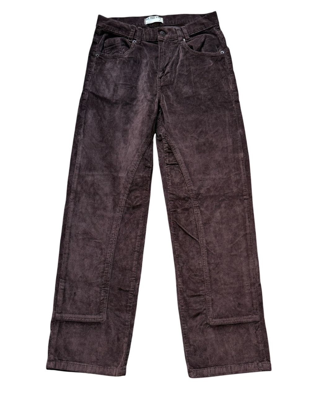 Free People We The Free Risk Taker High Rise Corduroy Pants 26 Brown Wide Leg - Picture 3 of 16